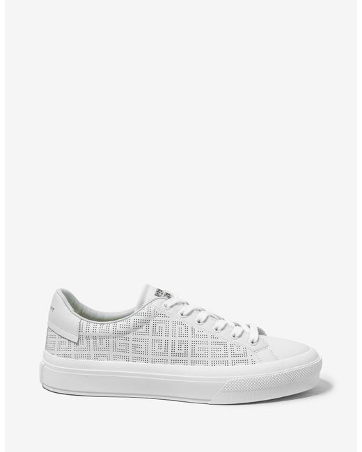 Givenchy Lace White Perforated Logo 