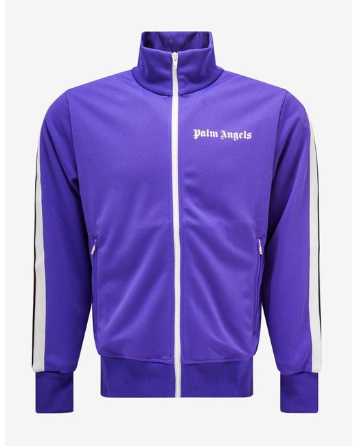 Palm Angels Synthetic Purple Classic Track Jacket for Men | Lyst UK