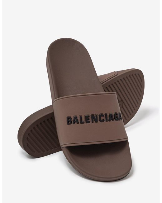 全商品が全国送料無料 BALENCIAGA POOL SLIDE RUBB.LOGO - technicomm