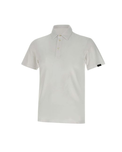 Colmar Technische Weiße Piqué-Poloshirt in Gray für Herren