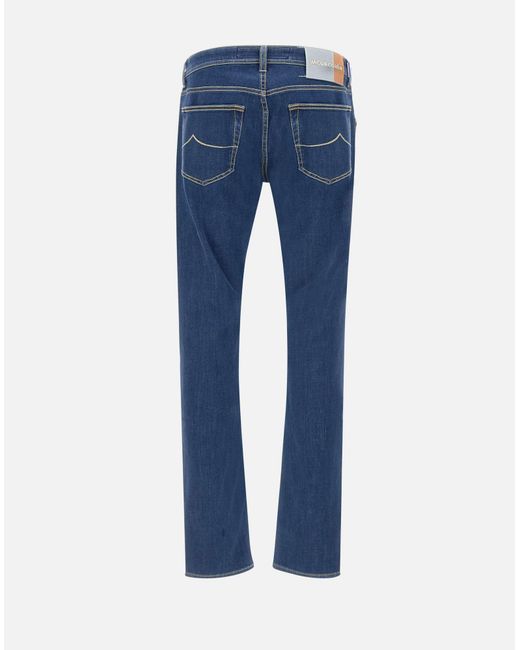 Jacob Cohen Dunkelblaue Slim-Fit-Jeans Von Nick Mit Exklusivem Duft in Blue für Herren