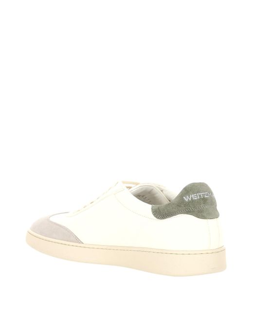 Stuart Weitzman Banner Weiße Turnschuhe in Natural für Herren