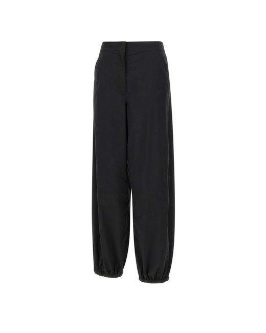 Herno Black Funktionale Mitternachtsblaue Hose
