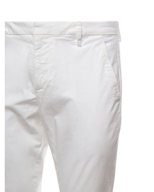 Dondup Gaubert Slim Chino-Hose in White für Herren