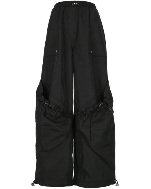 The Attico Die Attico Black Elasticated Jeanshose