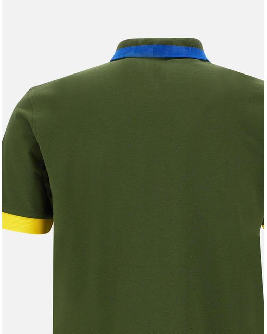 Sun 68 Waldgrünes Poloshirt Mit Großen Streifen in Green für Herren