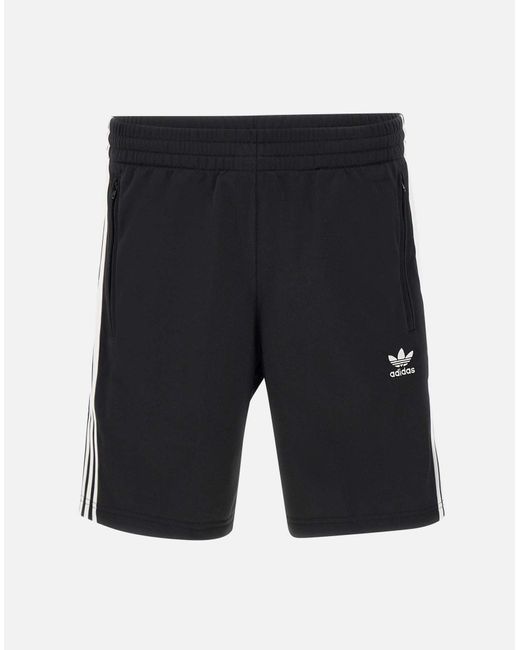 Adidas Schwarze Shorts Für Herren Von Fbird Mit Weißen Seitenbändern in Blue für Herren