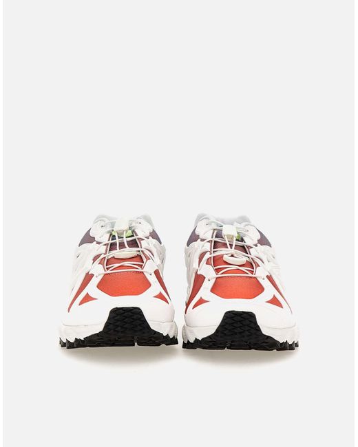 New Balance White Ml610Dd Leder-Sneaker, Mehrfarbig