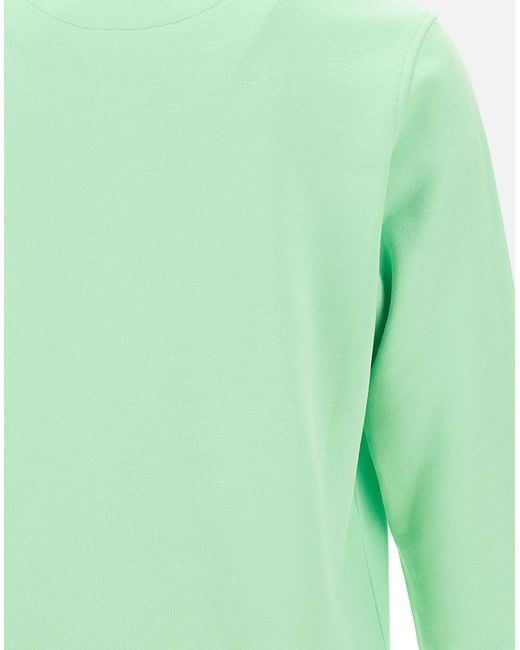 Belstaff Mintgrünes Baumwoll-Sweatshirt Mit Logo-Etikett in Green für Herren