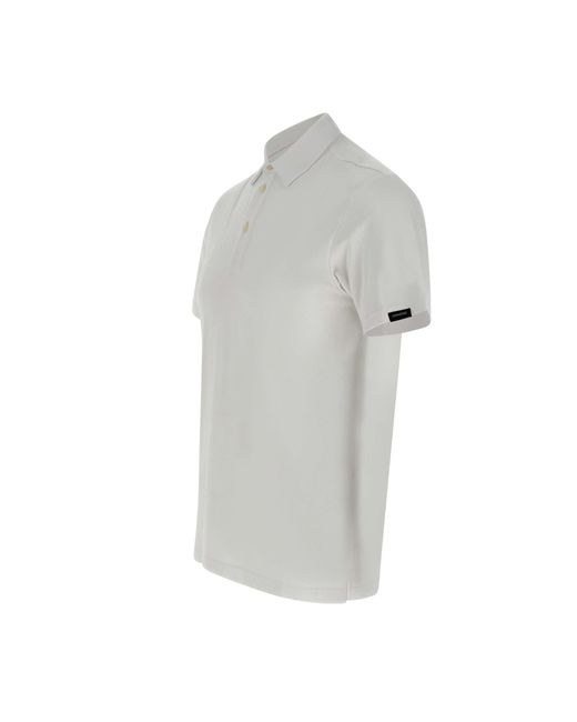 Colmar Technische Weiße Piqué-Poloshirt in Gray für Herren