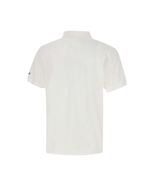Mc2 Saint Barth Weißes Baumwoll-Piqué-Charles-Polo in White für Herren