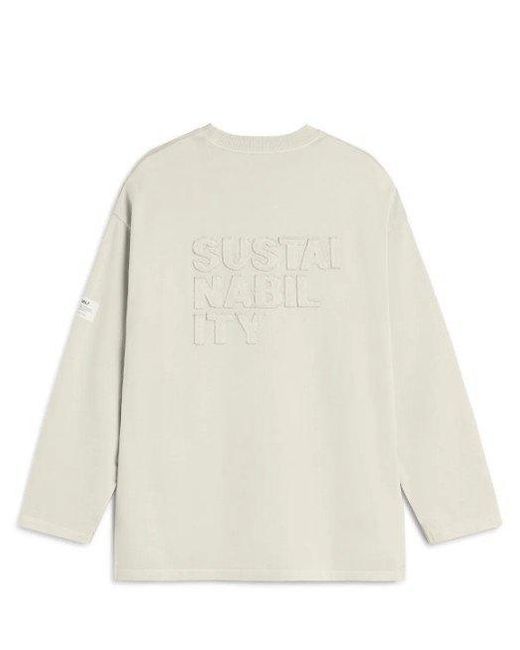 Ecoalf White Beiger Baumwollpullover