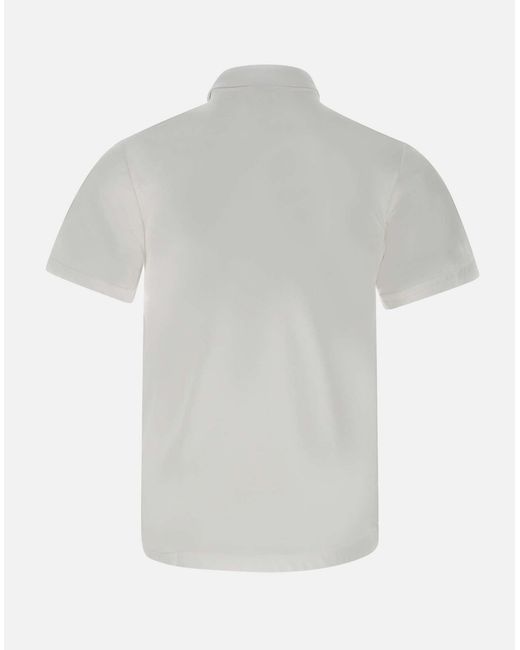 Colmar Technische Weiße Piqué-Poloshirt in Gray für Herren