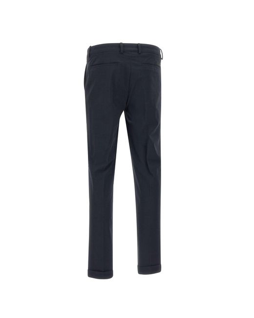 Rrd Blaue Slim-Fit-Chinos Mit Karomuster in Blue für Herren