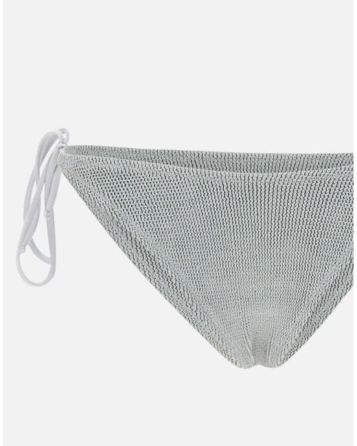 Mc2 Saint Barth Gray Graue Marielle Lurex Badehose