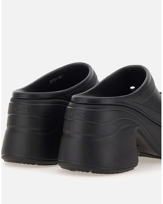 CROCSTM Black Schwarze Sirenen Clog Foam Sandalen