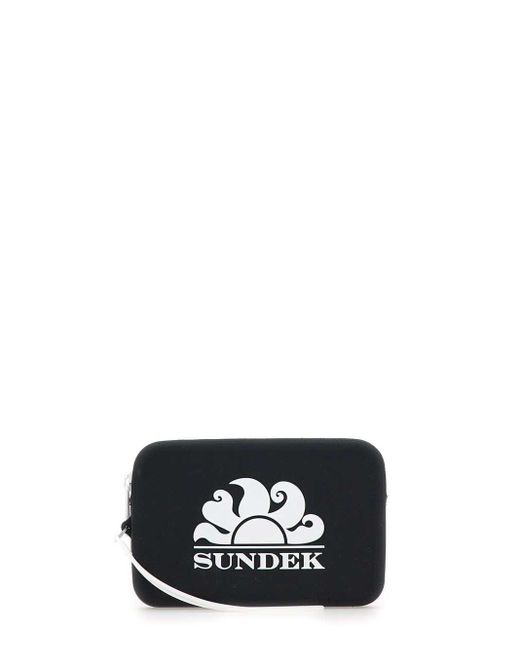 Sundek Blue Gummimini-Clutch