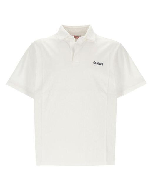 Mc2 Saint Barth White T-Shirts And Polos for men