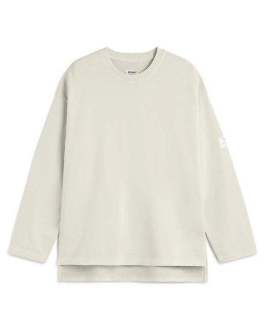Ecoalf White Beiger Baumwollpullover