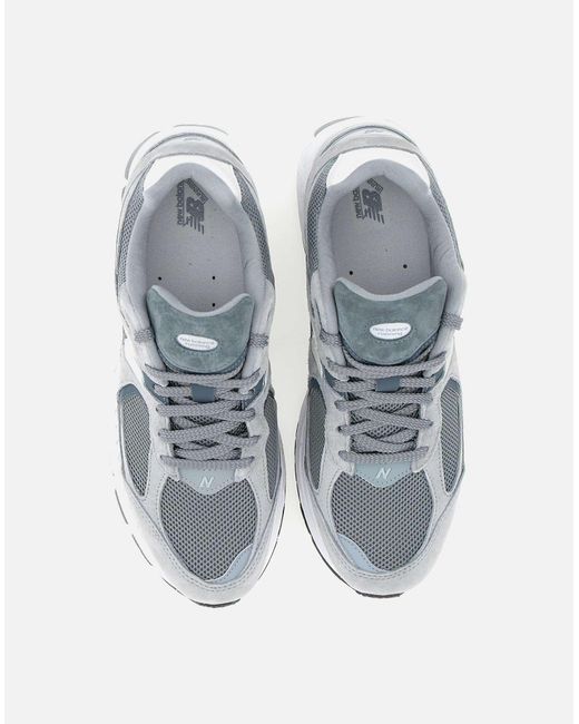 New Balance Graue M2002-Mesh-Sneaker Mit Abzorb in White für Herren