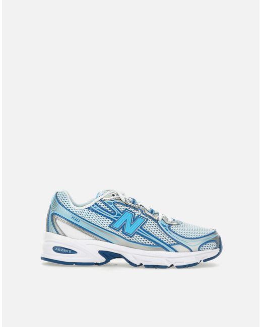 New Balance Blue 740 Weiße Und Blaue Turnschuhe