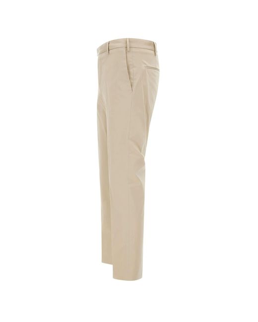PT Torino Dieci Baumwollhose in Natural für Herren