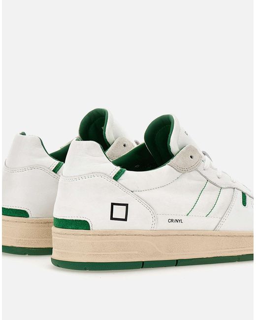 Date Weiße Und Grüne Court 2.0-Sneaker in White für Herren
