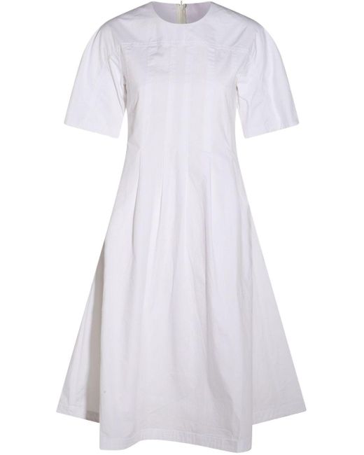Add White Weißes Verborgenes Kleid