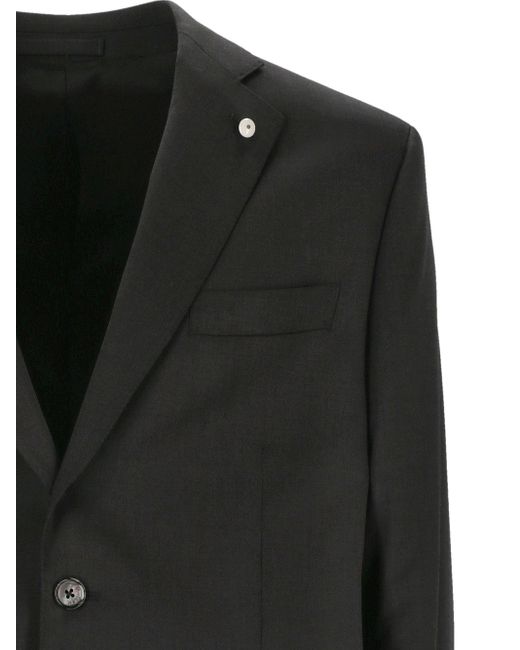 L.b.m. 1911 Black Elegant Suit for men