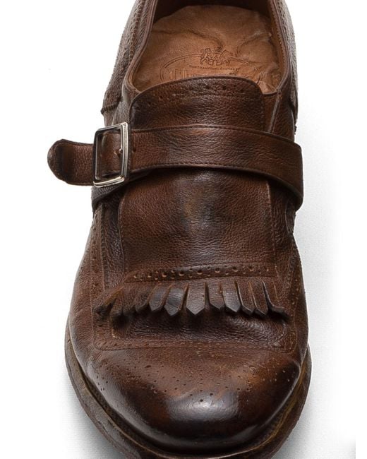 Church's Walnuss-Doppelspangen-Loafer in Brown für Herren