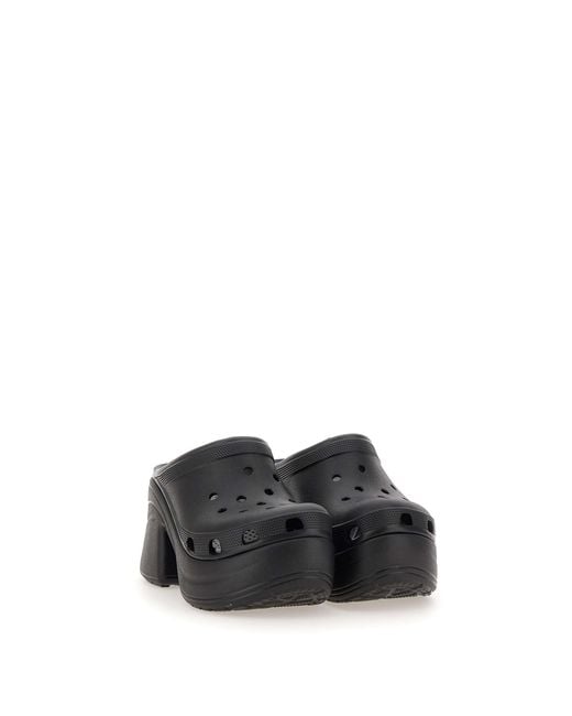 CROCSTM Black Schwarze Sirenen Clog Foam Sandalen