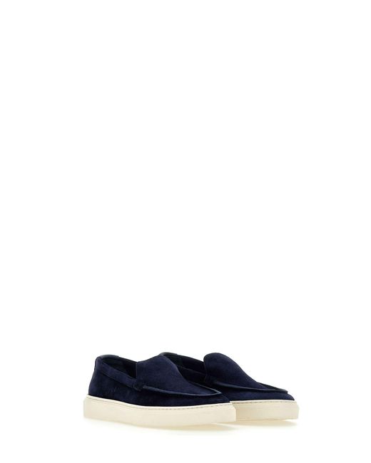 Woolrich Marineblaue Wildleder-Slipper in Blue für Herren