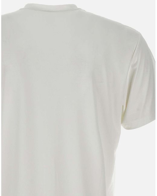DUNO Greg St Weißes Stretch-T-Shirt in White für Herren