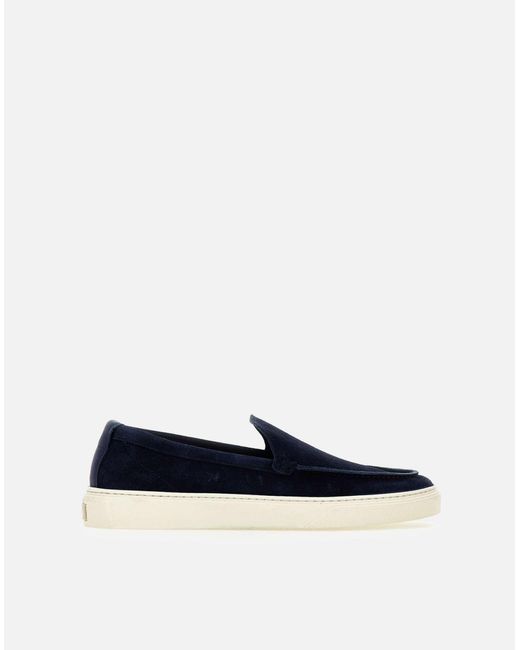 Woolrich Marineblaue Wildleder-Slipper in Blue für Herren