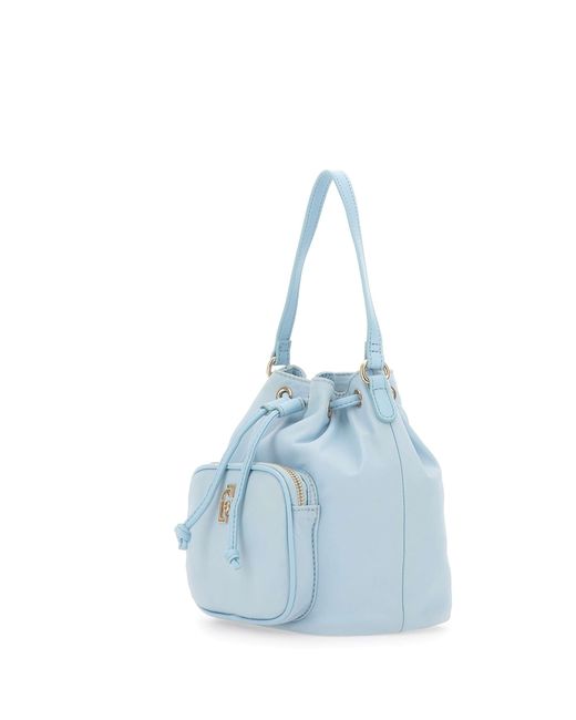 Liu Jo Blue Achala Hellblaues Bucket Bag Mit Pochette
