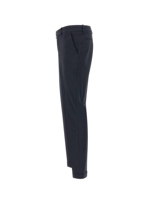 Rrd Blaue Slim-Fit-Chinos Mit Karomuster in Blue für Herren