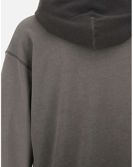DIESEL T-Buxt Graues Baumwoll-Sweatshirt Mit Schattiertem Effekt in Gray für Herren
