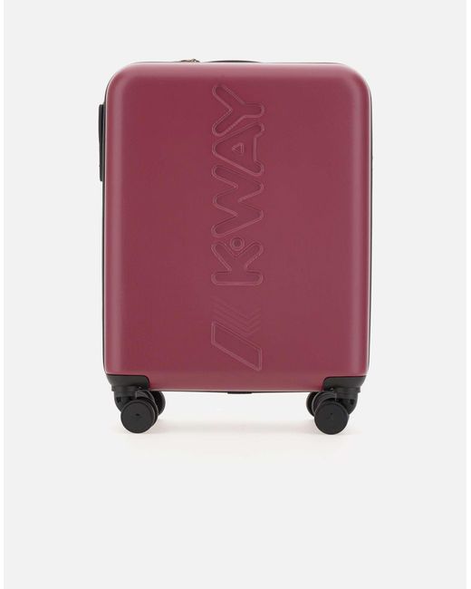 K-Way Purple Kleiner Trolley-Koffer Von Cabin K-Air