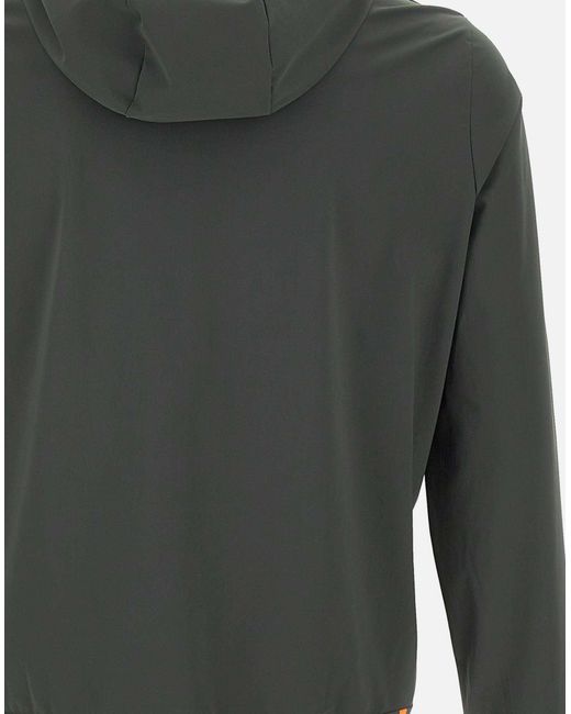 Rrd Waldgrünes Sommer-Kapuzen-Sweatshirt Mit Durchgehendem Reißverschluss in Gray für Herren