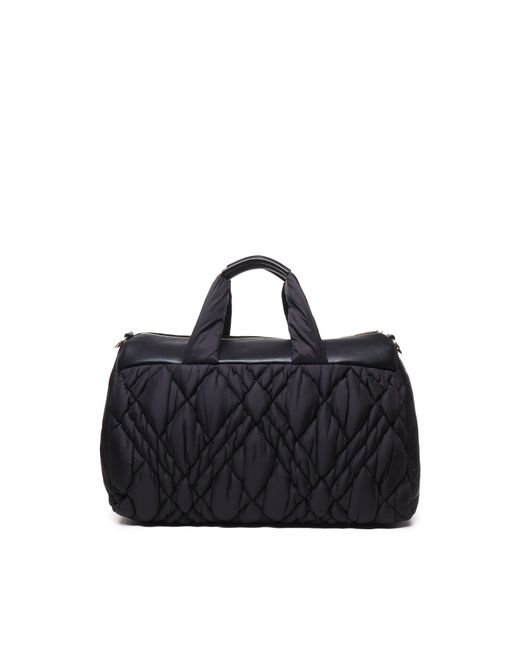 Love Moschino Blue Nylon Quilted Shoulder Bag