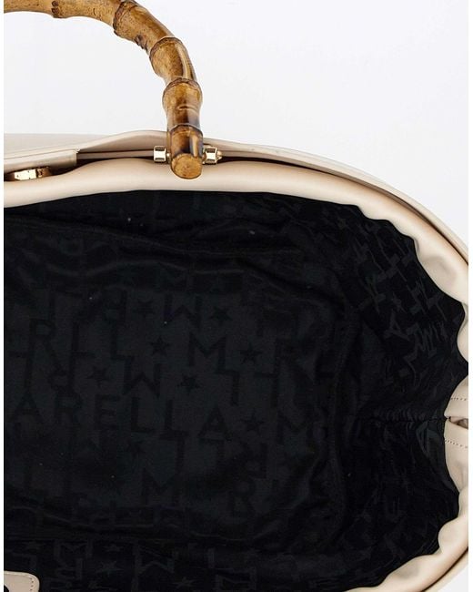 Marella Natural Weiße Bambusgriff-Tasche