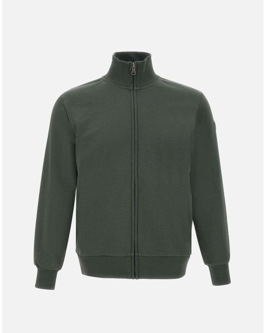 Colmar Connective Baumwoll-Sweatshirt Mit Reißverschluss Und Taschen in Green für Herren