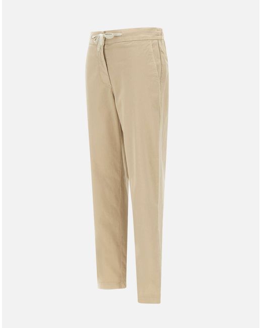 Eleventy Natural Stretch Baumwollhose