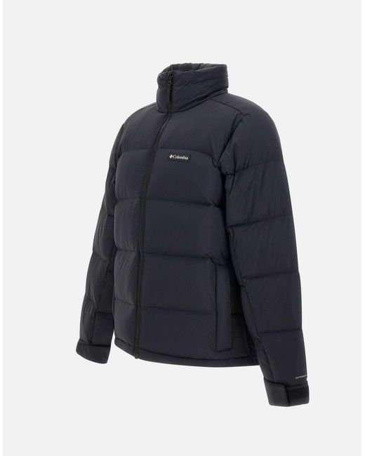 Columbia Blue Down Padded Hooded Jacket for men