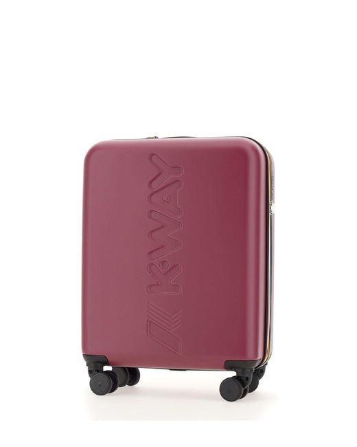 K-Way Purple Kleiner Trolley-Koffer Von Cabin K-Air