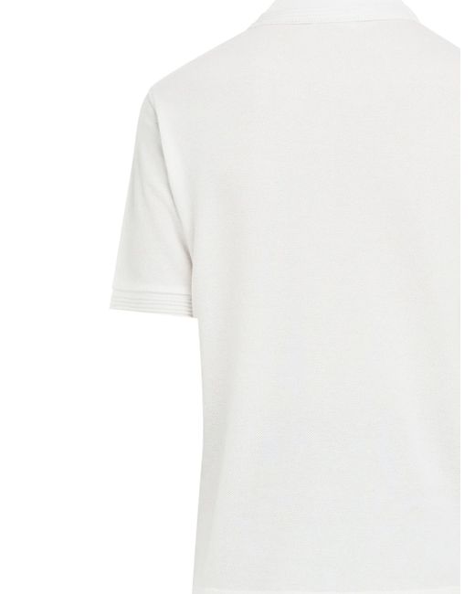 Ferragamo Elegantes Baumwoll-Poloshirt in White für Herren
