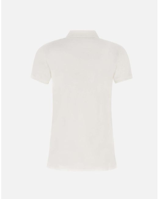 Polo Ralph Lauren White Bsr-Baumwoll-Poloshirt
