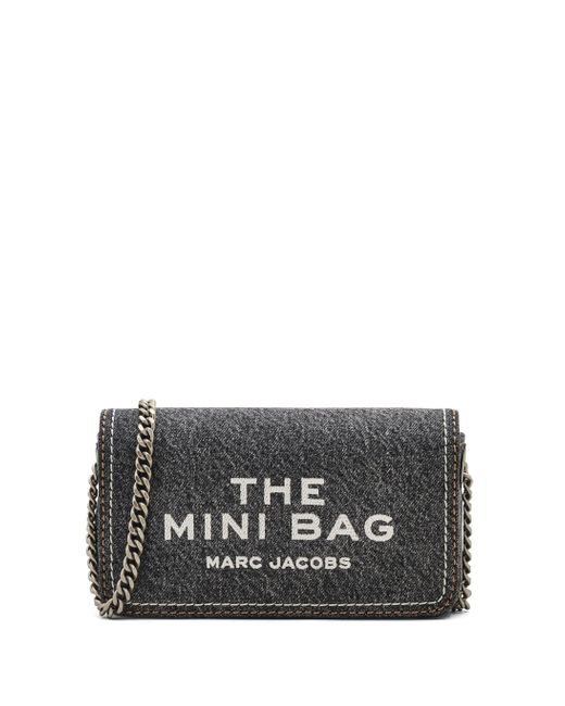Marc Jacobs Gray Die Mini-Tasche Mit Logo-Print