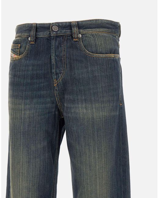 DIESEL 2001 D Makroblaue Jeans Aus Baumwolldenim in Blue für Herren