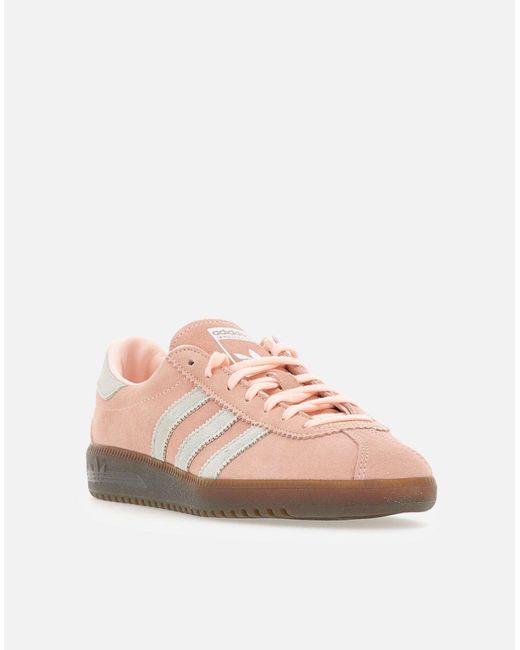 Adidas Pink Lachsrosa Wildlederturnschuhe